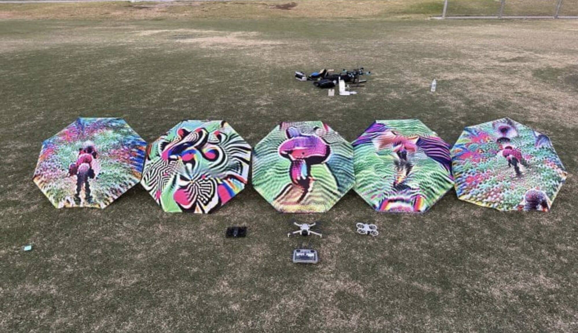 UC Irvine’s FlyTrap Attack Defeats DJI Mini 4 Pro and HoverAir X1 Autonomous Tracking With an Ordinary Umbrella