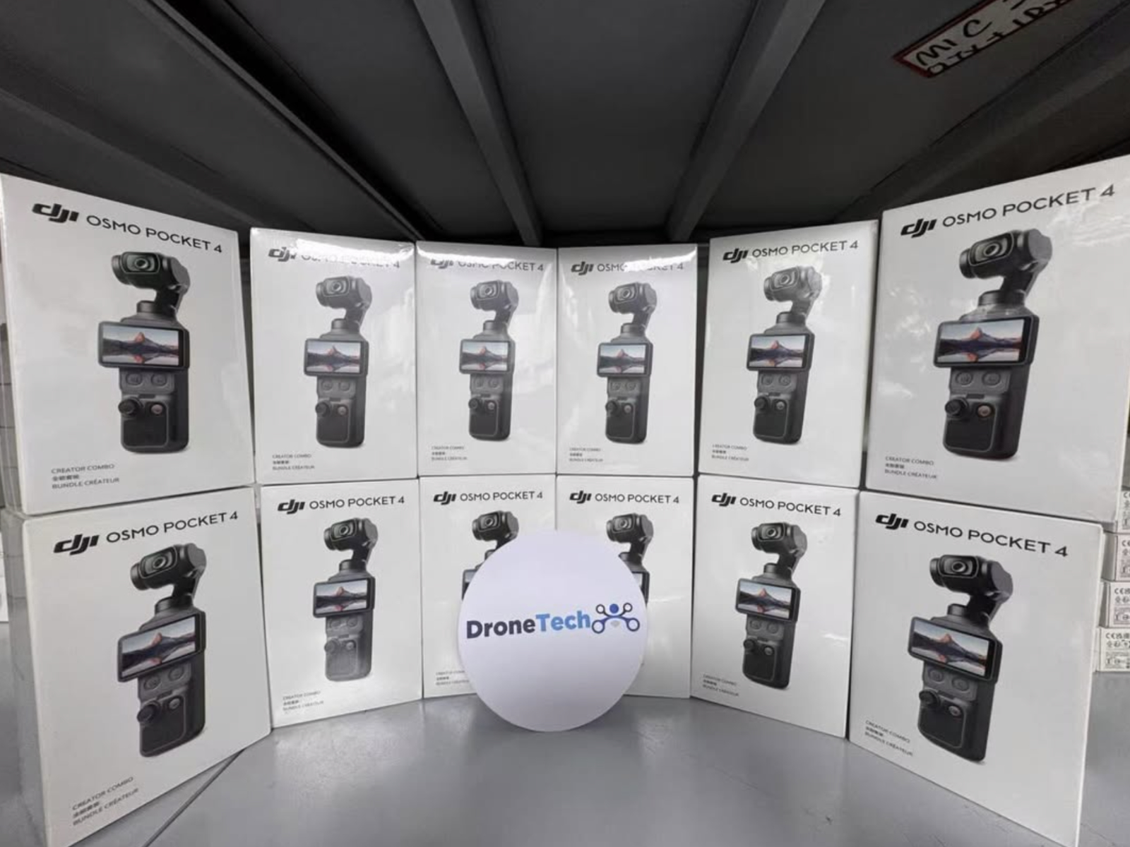 Dozens of DJI Osmo Pocket 4 vlogging cameras pictured before release